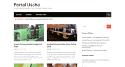 Desktop Screenshot of portalusaha.com